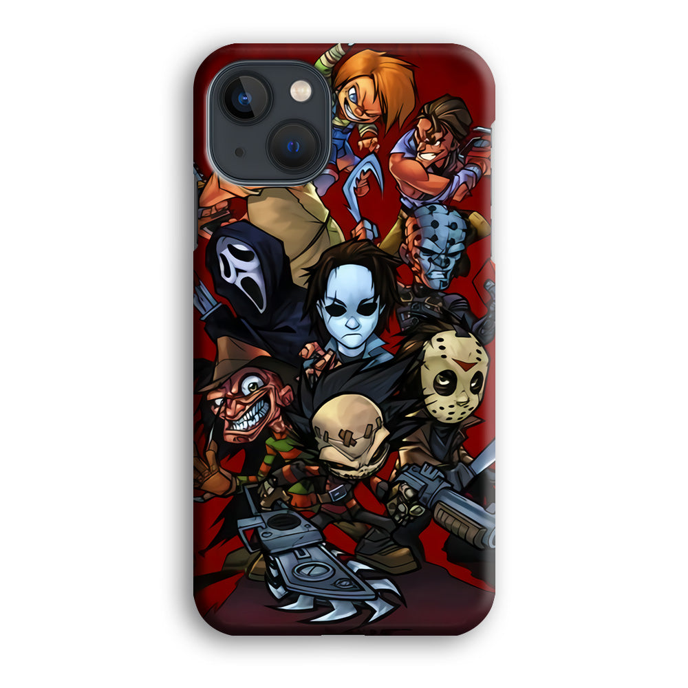 Scream Movie Collage Character iPhone 13 Case