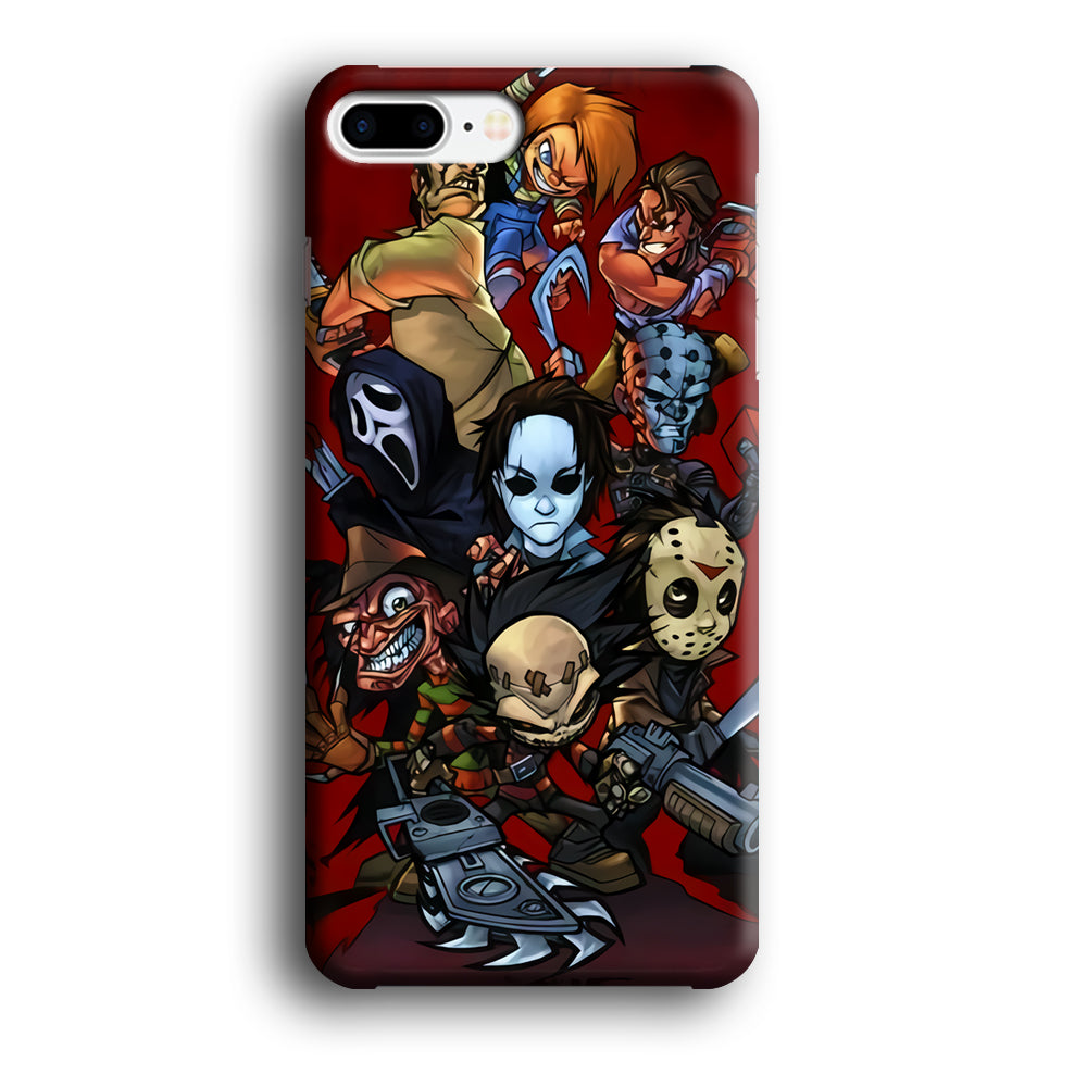 Scream Movie Collage Character iPhone 8 Plus Case