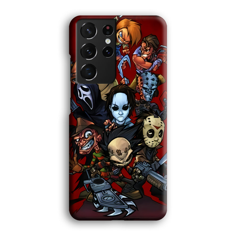 Scream Movie Collage Character Samsung Galaxy S21 Ultra Case