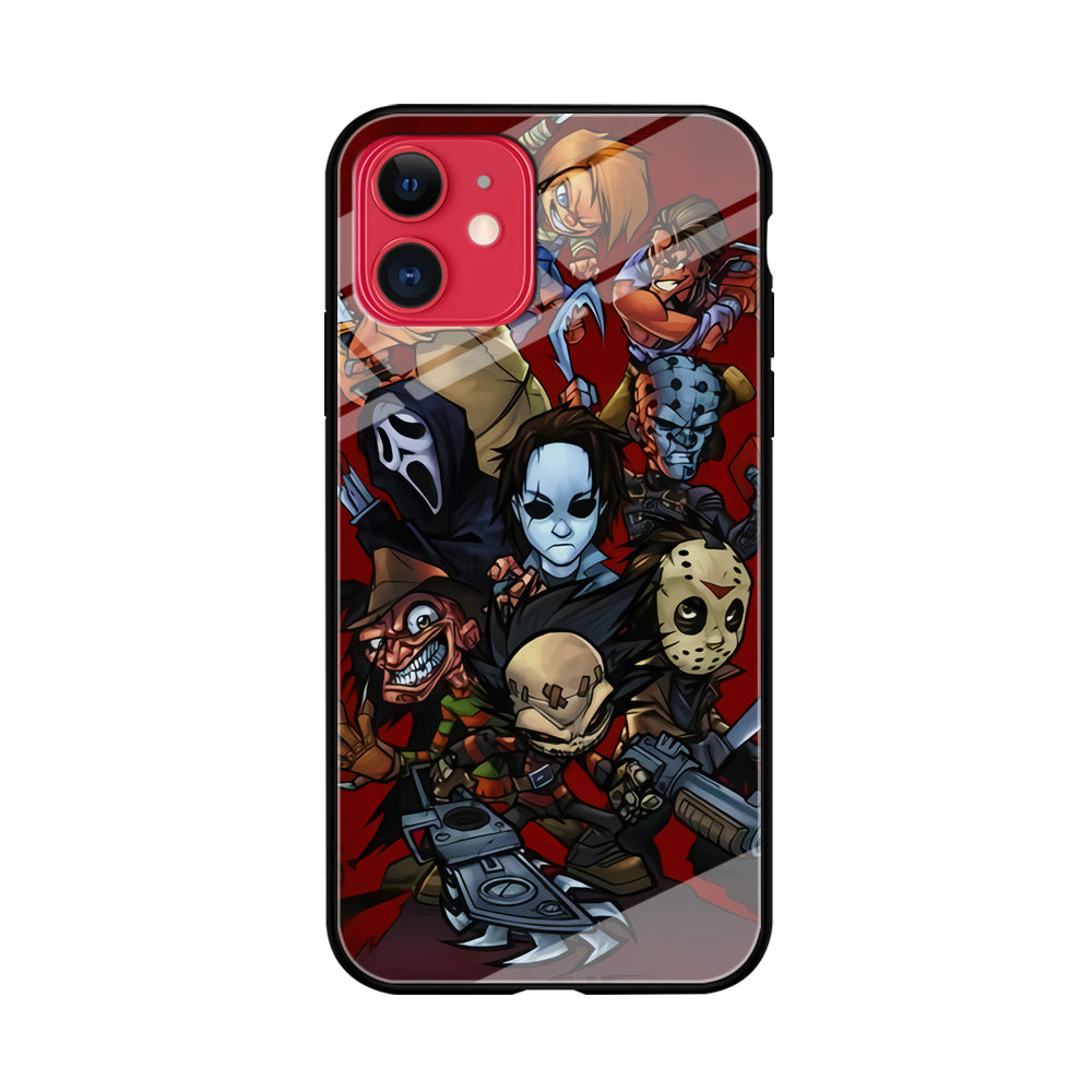 Scream Movie Collage Character iPhone 11 Case