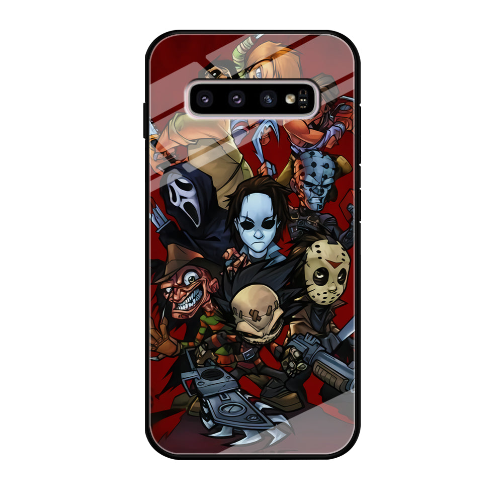 Scream Movie Collage Character Samsung Galaxy S10 Case