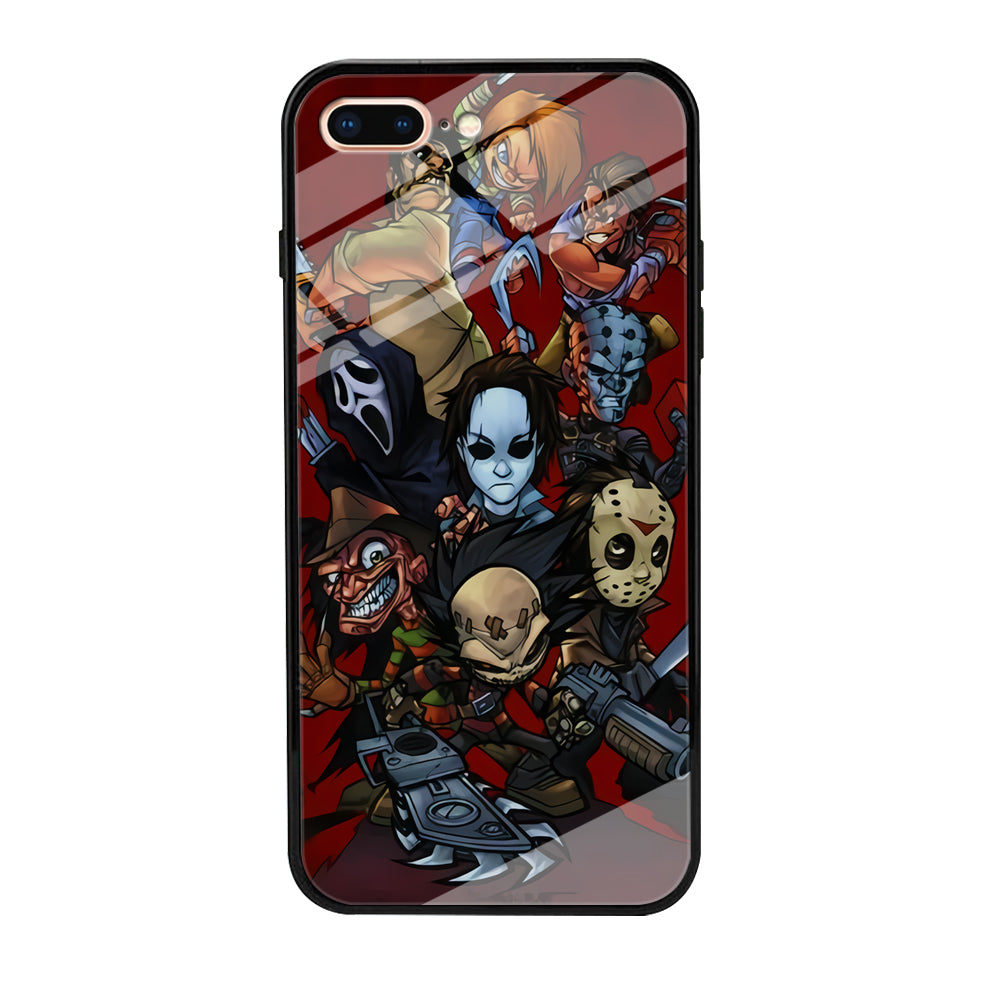 Scream Movie Collage Character iPhone 8 Plus Case