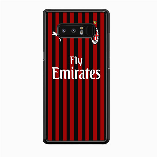 Serie A AC Milan Jersey Samsung Galaxy Note 8 Case
