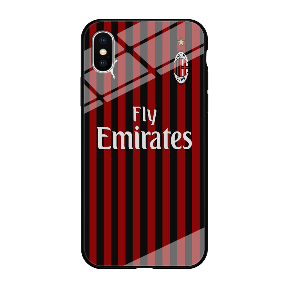 Serie A AC Milan Jersey iPhone X Case
