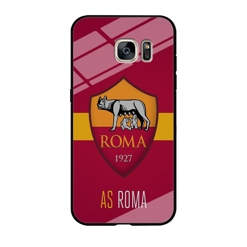 Serie A AS Roma Samsung Galaxy S7 Case Tempered Glass Case