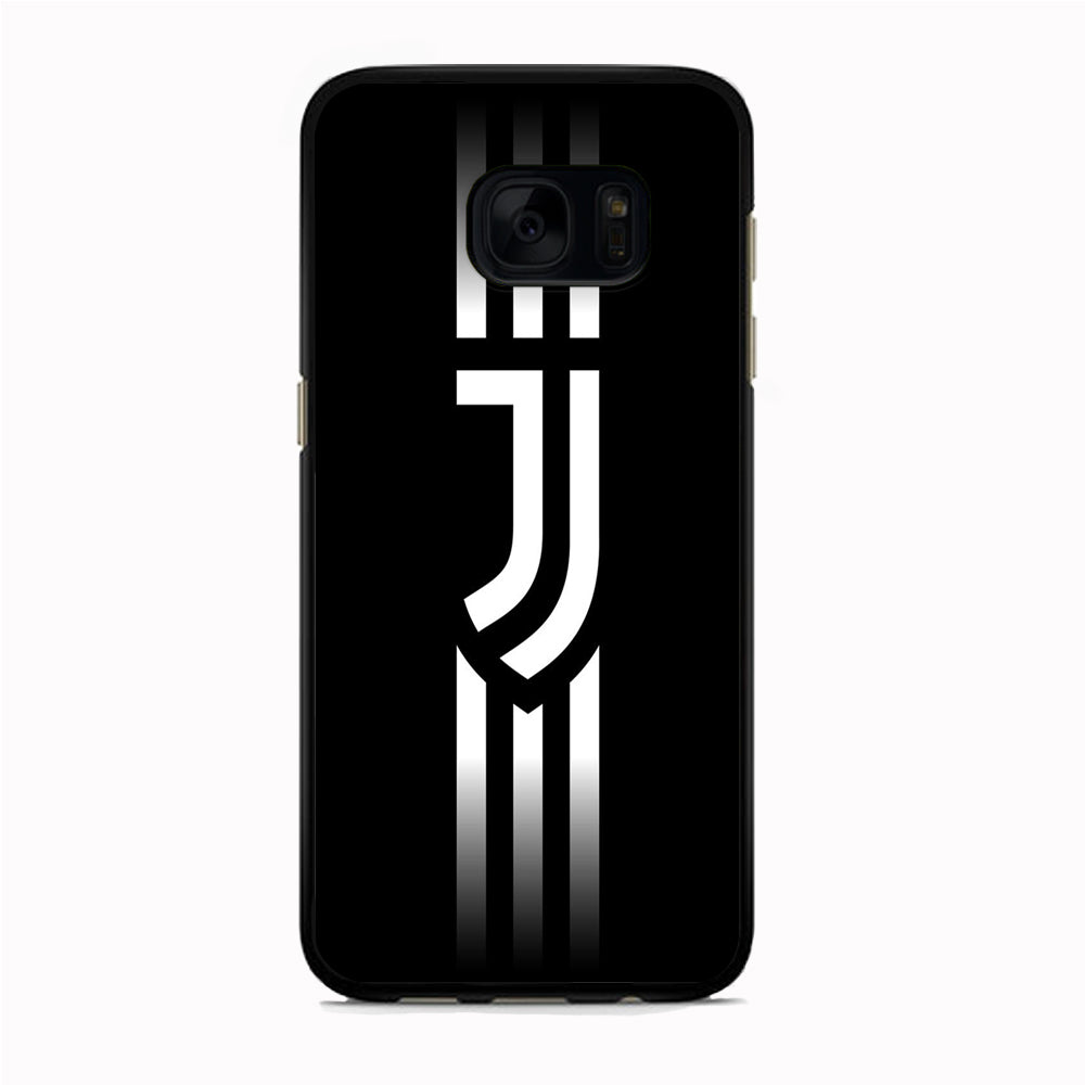 Serie A Juventus Samsung Galaxy S7 Case Rubber Black (2D Case)