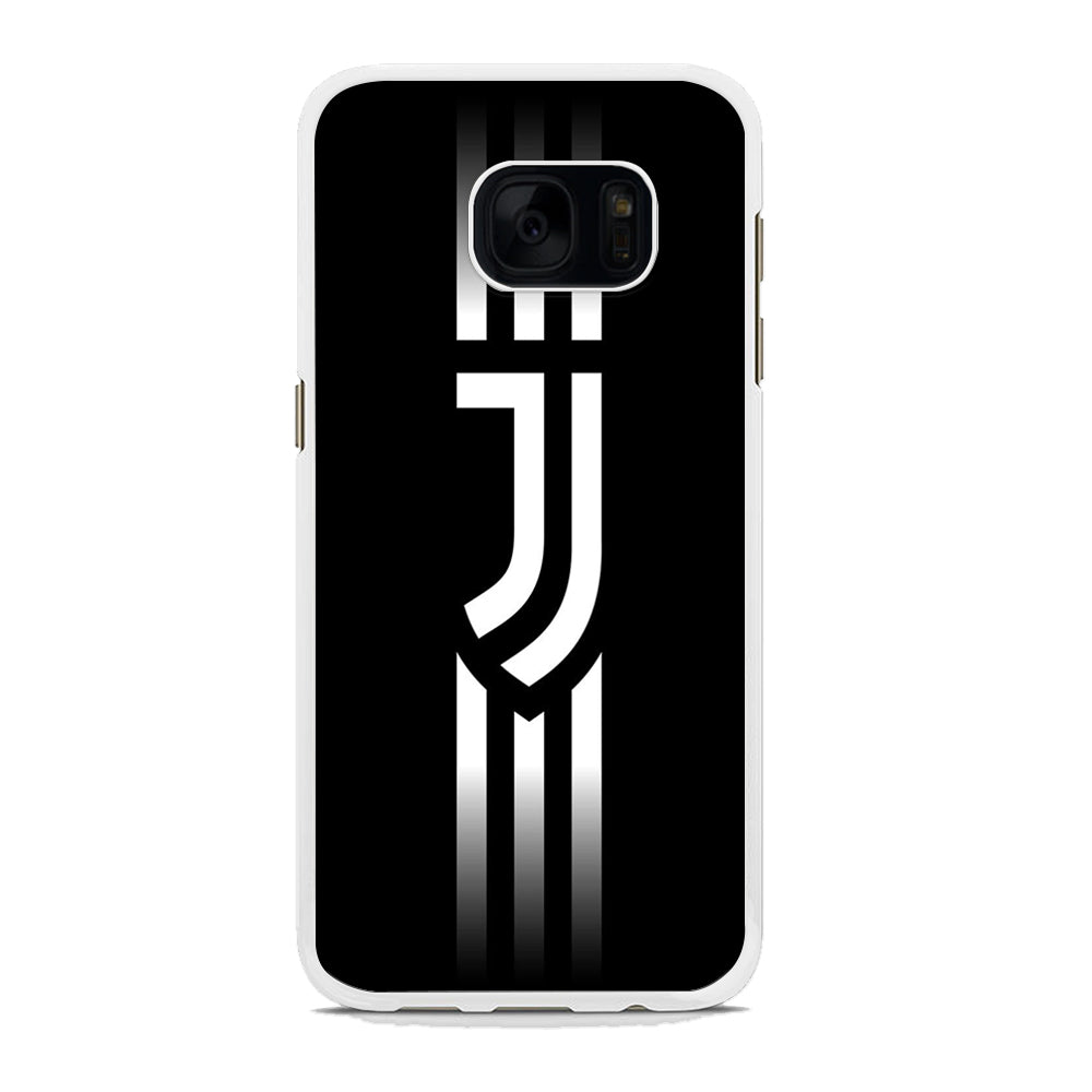 Serie A Juventus Samsung Galaxy S7 Case Rubber White (2D Case)