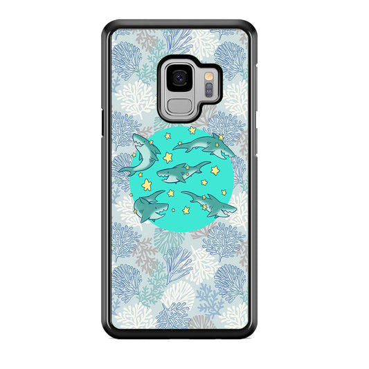 Shark Spin in The Sea Samsung Galaxy S9 Case