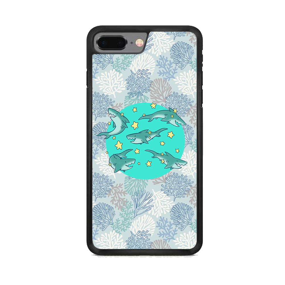 Shark Spin in The Sea iPhone 7 Plus Case