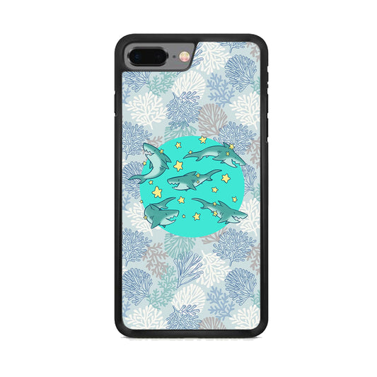 Shark Spin in The Sea iPhone 7 Plus Case