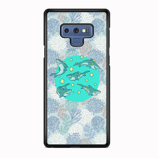 Shark Spin in The Sea Samsung Galaxy Note 9 Case