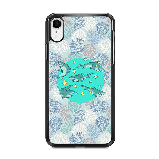Shark Spin in The Sea iPhone XR Case