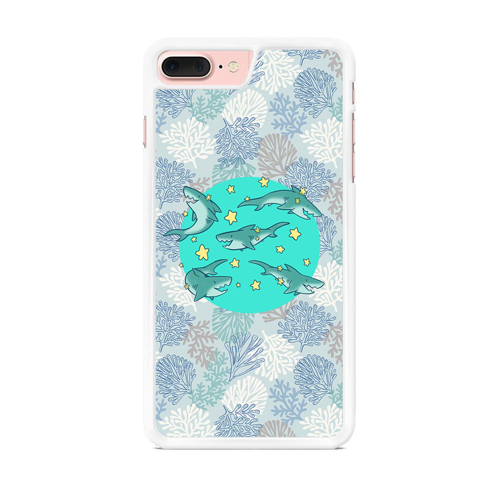 Shark Spin in The Sea iPhone 7 Plus Case