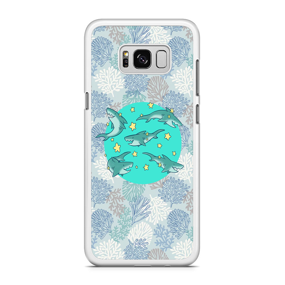 Shark Spin in The Sea Samsung Galaxy S8 Case