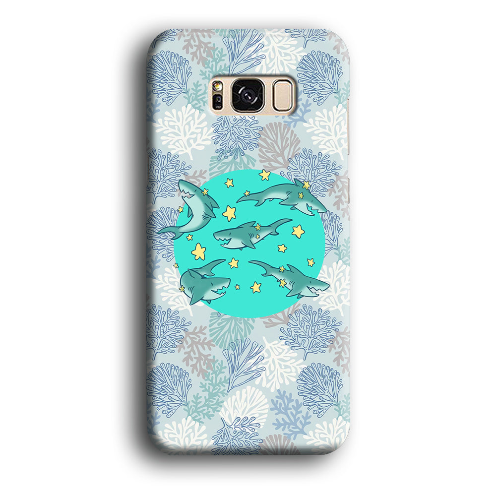 Shark Spin in The Sea Samsung Galaxy S8 Case
