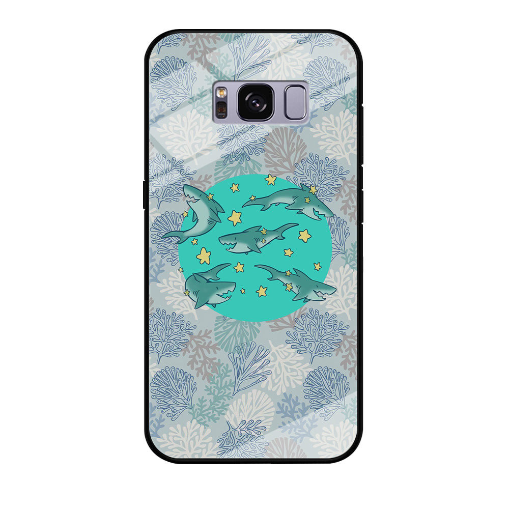 Shark Spin in The Sea Samsung Galaxy S8 Case