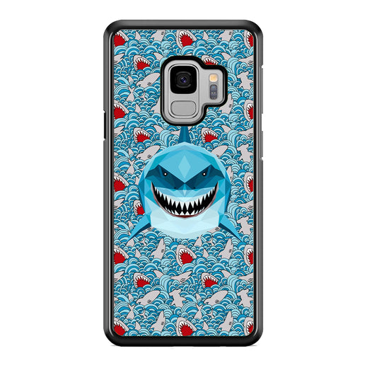 Shark, The Predator's Smile Samsung Galaxy S9 Case