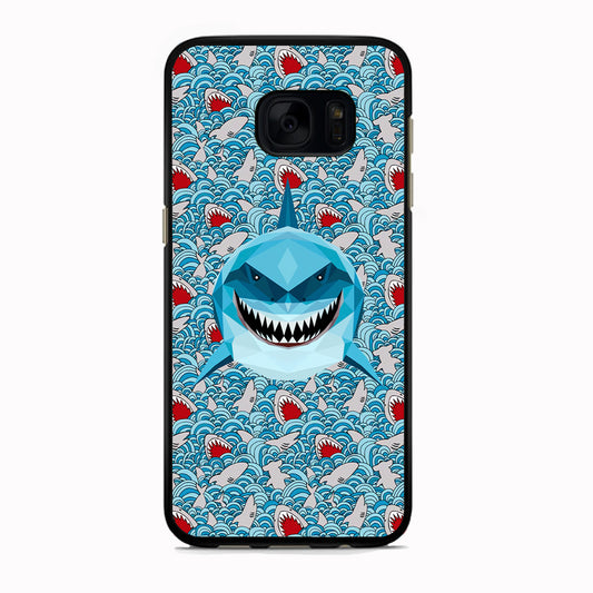 Shark, The Predator's Smile Samsung Galaxy S7 Edge Case
