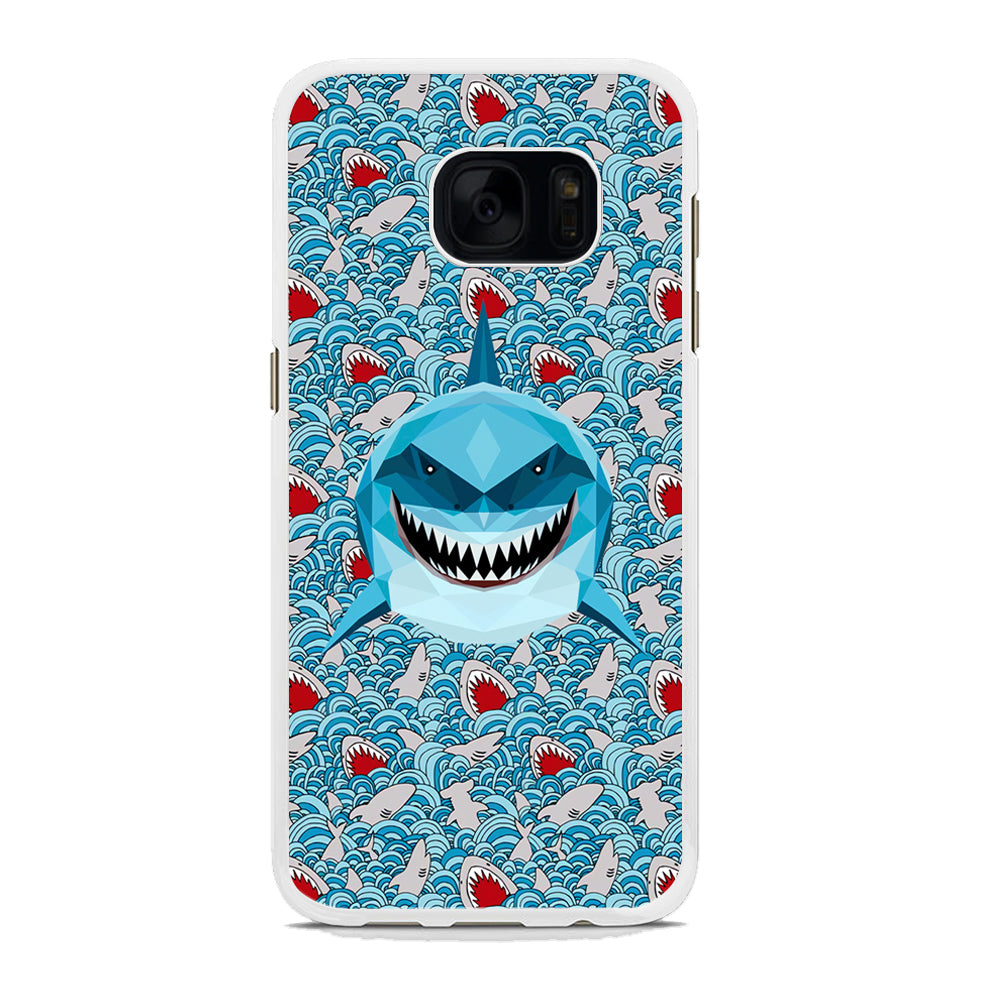 Shark, The Predator's Smile Samsung Galaxy S7 Edge Case