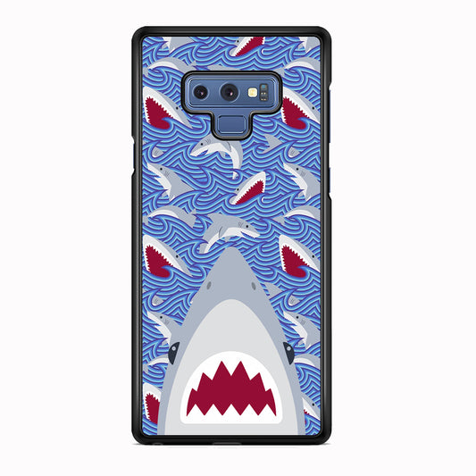 Shark in Sea Surface Samsung Galaxy Note 9 Case