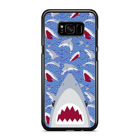 Shark in Sea Surface Samsung Galaxy S8 Plus Case
