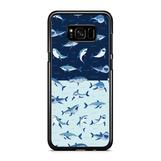 Sharks on The Layer of Ocean Samsung Galaxy S8 Case