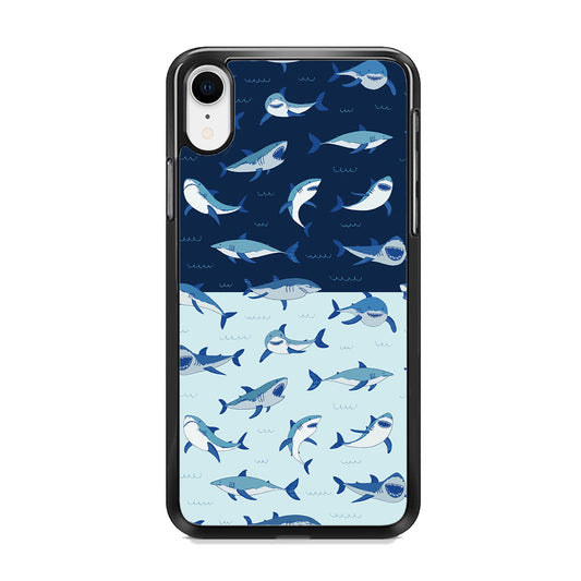 Sharks on The Layer of Ocean iPhone XR Case