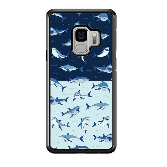 Sharks on The Layer of Ocean Samsung Galaxy S9 Case