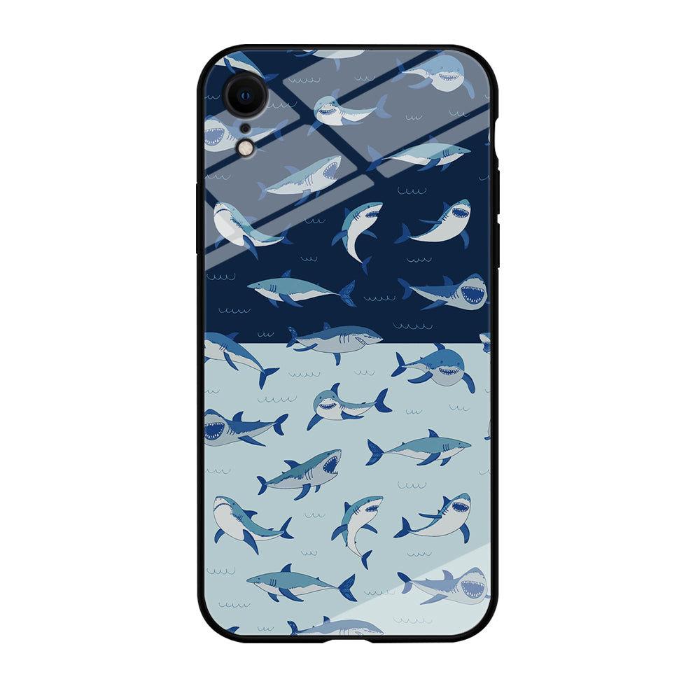 Sharks on The Layer of Ocean iPhone XR Case