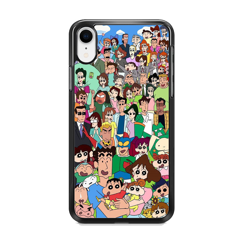 Shinchan All Character iPhone XR Case