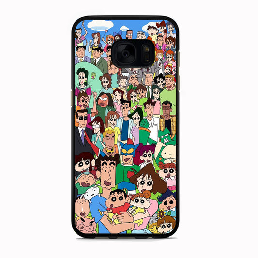 Shinchan All Character Samsung Galaxy S7 Edge Case