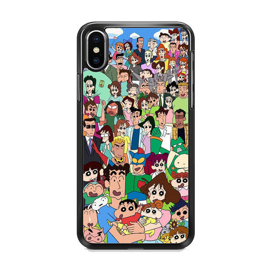 Shinchan All Character iPhone XS MAX Case
