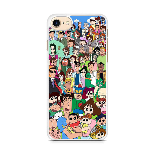 Shinchan All Character iPhone 8 Case