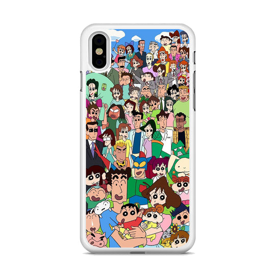 Shinchan All Character iPhone XS Case