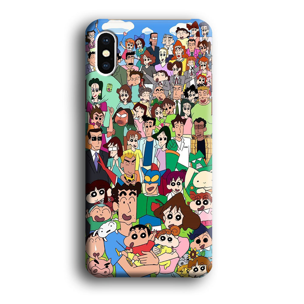 Shinchan All Character iPhone XS MAX Case