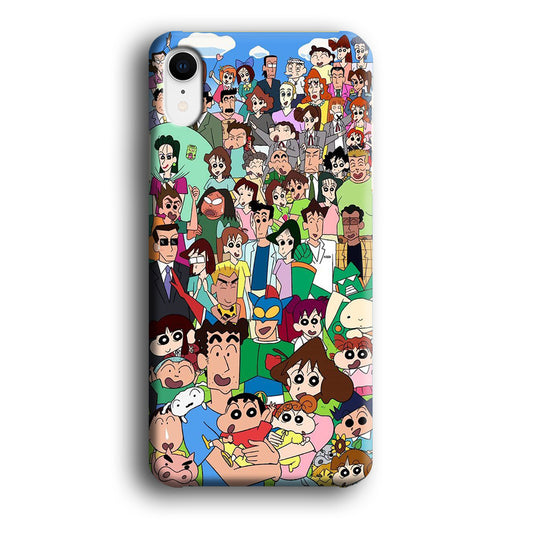 Shinchan All Character iPhone XR Case
