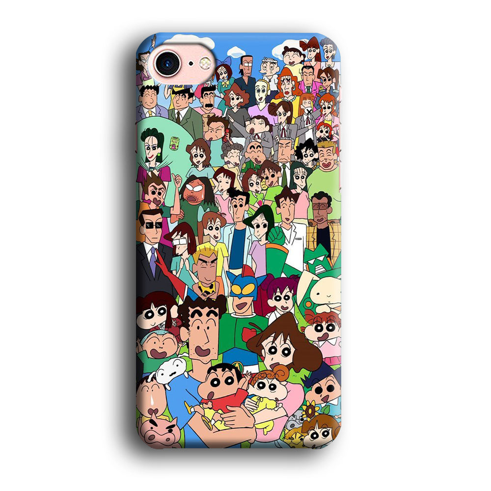 Shinchan All Character iPhone 8 Case