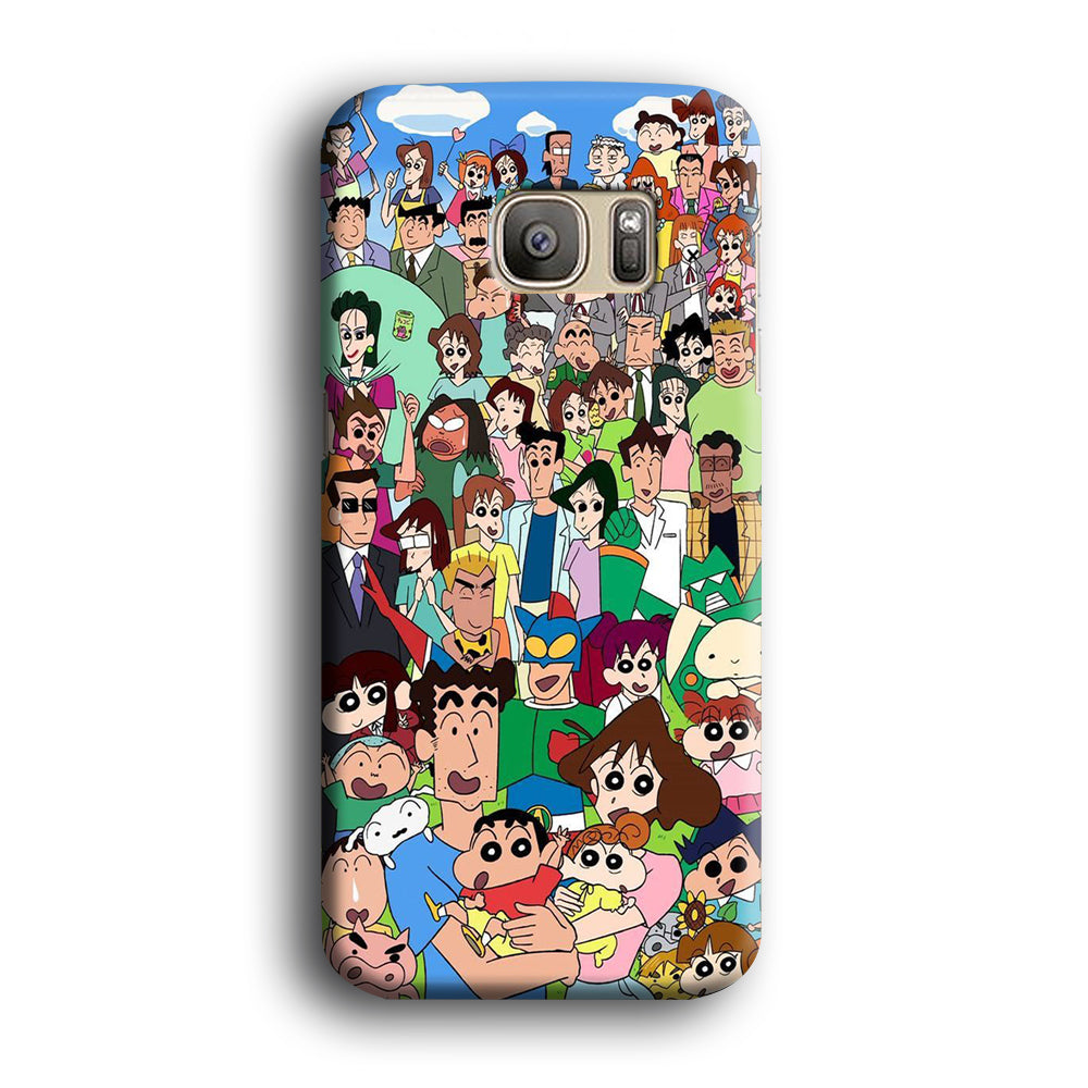Shinchan All Character Samsung Galaxy S7 Edge Case