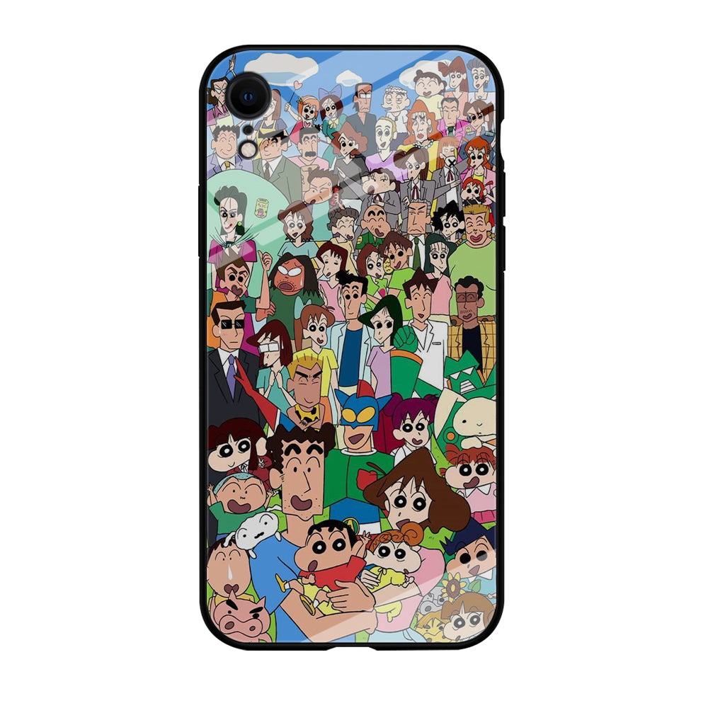 Shinchan All Character iPhone XR Case