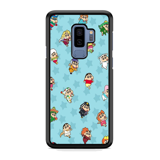 Shinchan Sticker Emoji Samsung Galaxy S9 Plus Case