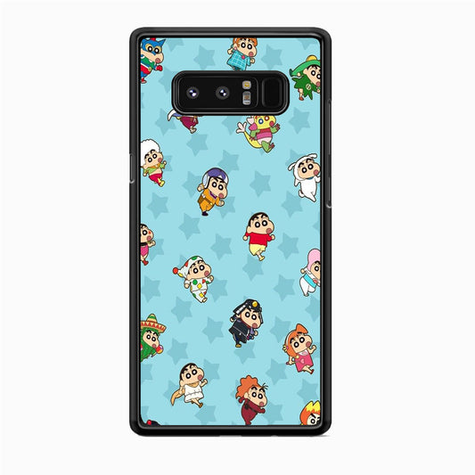Shinchan Sticker Emoji Samsung Galaxy Note 8 Case