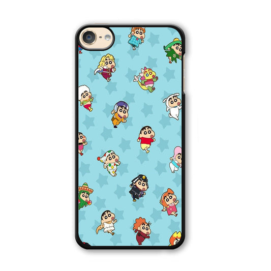 Shinchan Sticker Emoji iPod Touch 6 Case - Carneyforia