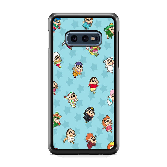 Shinchan Sticker Emoji Samsung Galaxy S10E Case