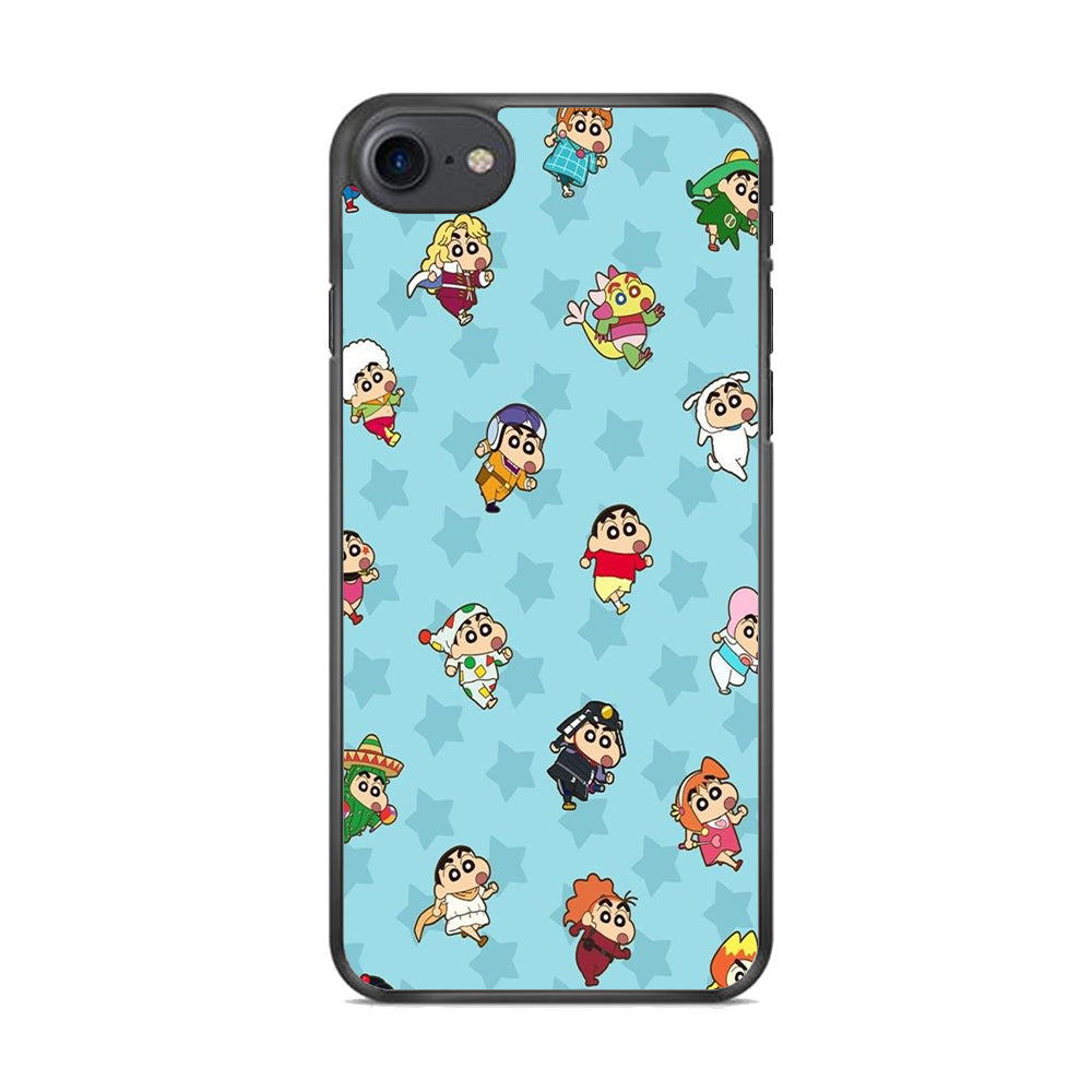 Shinchan Sticker Emoji iPhone 7 Case