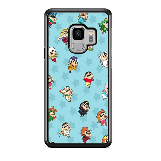 Shinchan Sticker Emoji Samsung Galaxy S9 Case