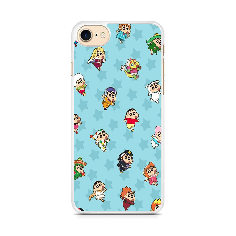 Shinchan Sticker Emoji iPhone 7 Case