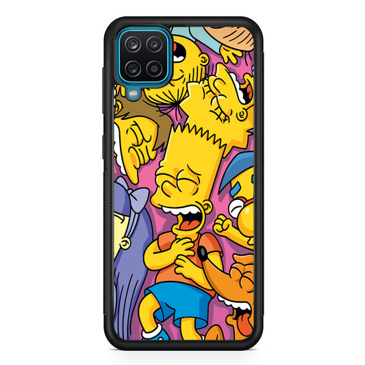 Simpson Bust Up Bart Samsung Galaxy A12 Case