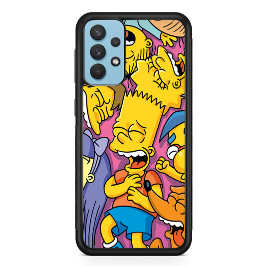 Simpson Bust Up Bart Samsung Galaxy A32 Case