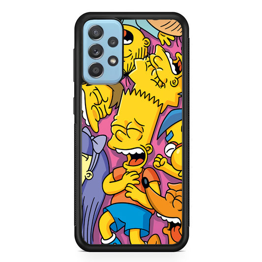 Simpson Bust Up Bart Samsung Galaxy A52 Case