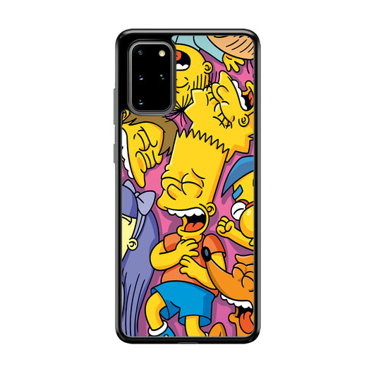 Simpson Bust Up Bart Samsung Galaxy S20 Plus Case